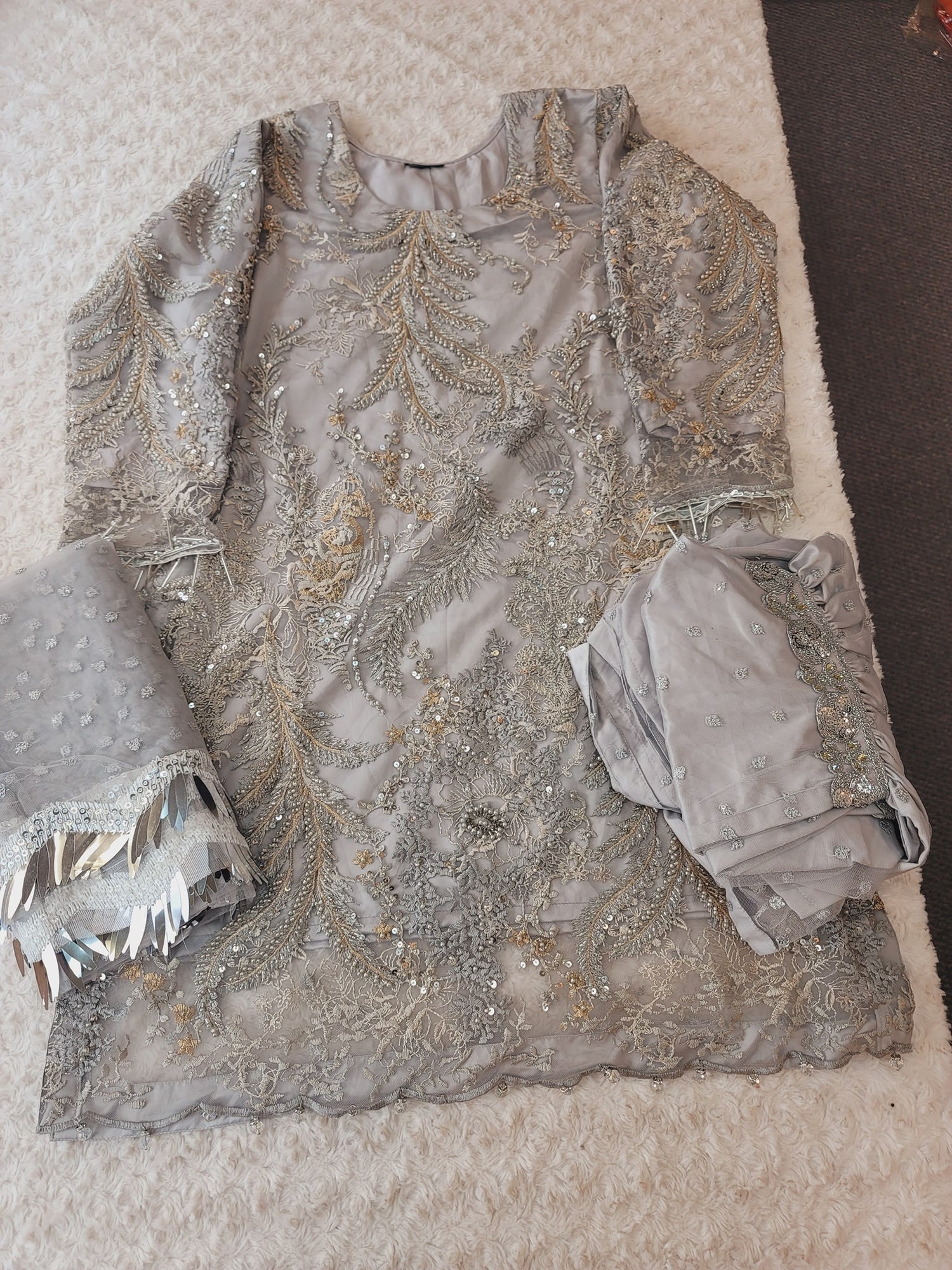 Pakistani Stiched Designer Party Wear -100% Original Guaranteed