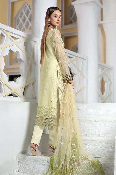 La'Fleur By Maryam's Chiffon Embroidered Collection