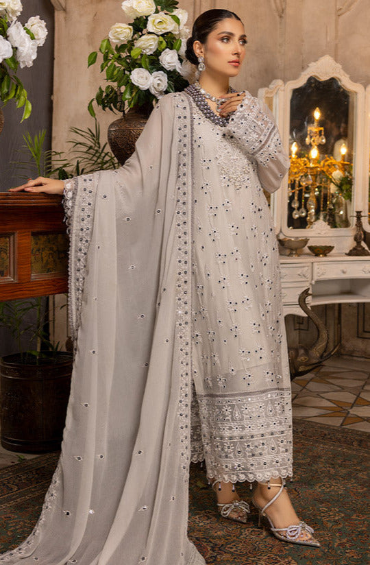 Merakish Chiffion By Shahzeb Textile Luxury Embroidered Collection 100% Original