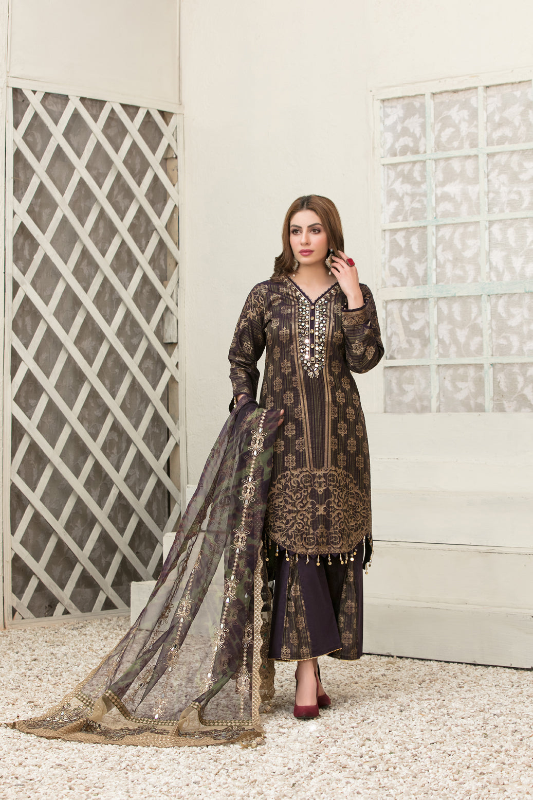 Giselle Printed And Embroidered Lawn Collection By Tawakkal 100% Original
