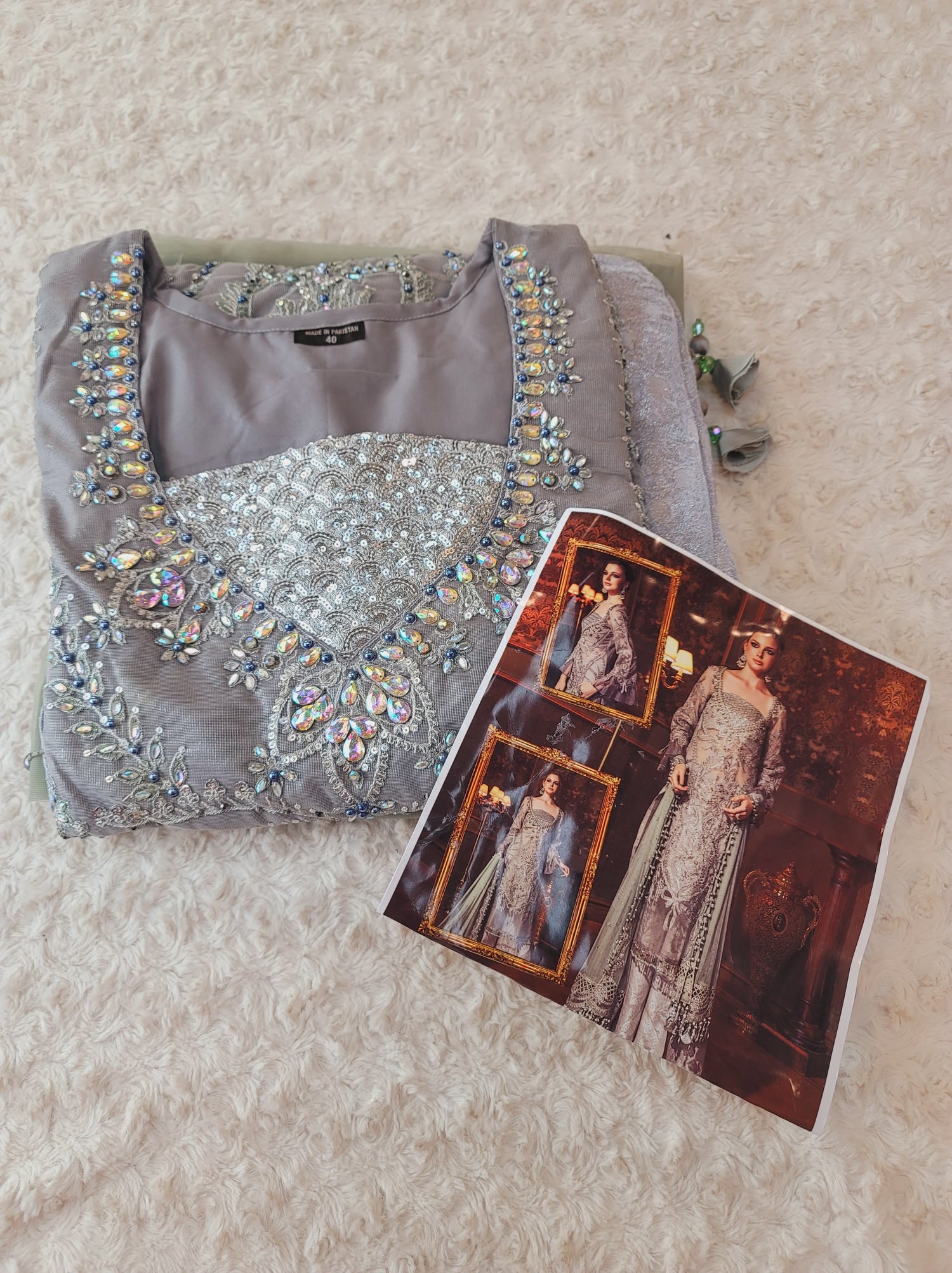 Pakistani Stitched Embroidery Party Wear Dresses Ready To Ship