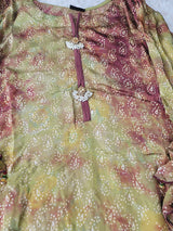 Pakistani Raw Silk Kamiz With Pure Chiffon Duppata Collection 2021 -100% Original Guaranteed