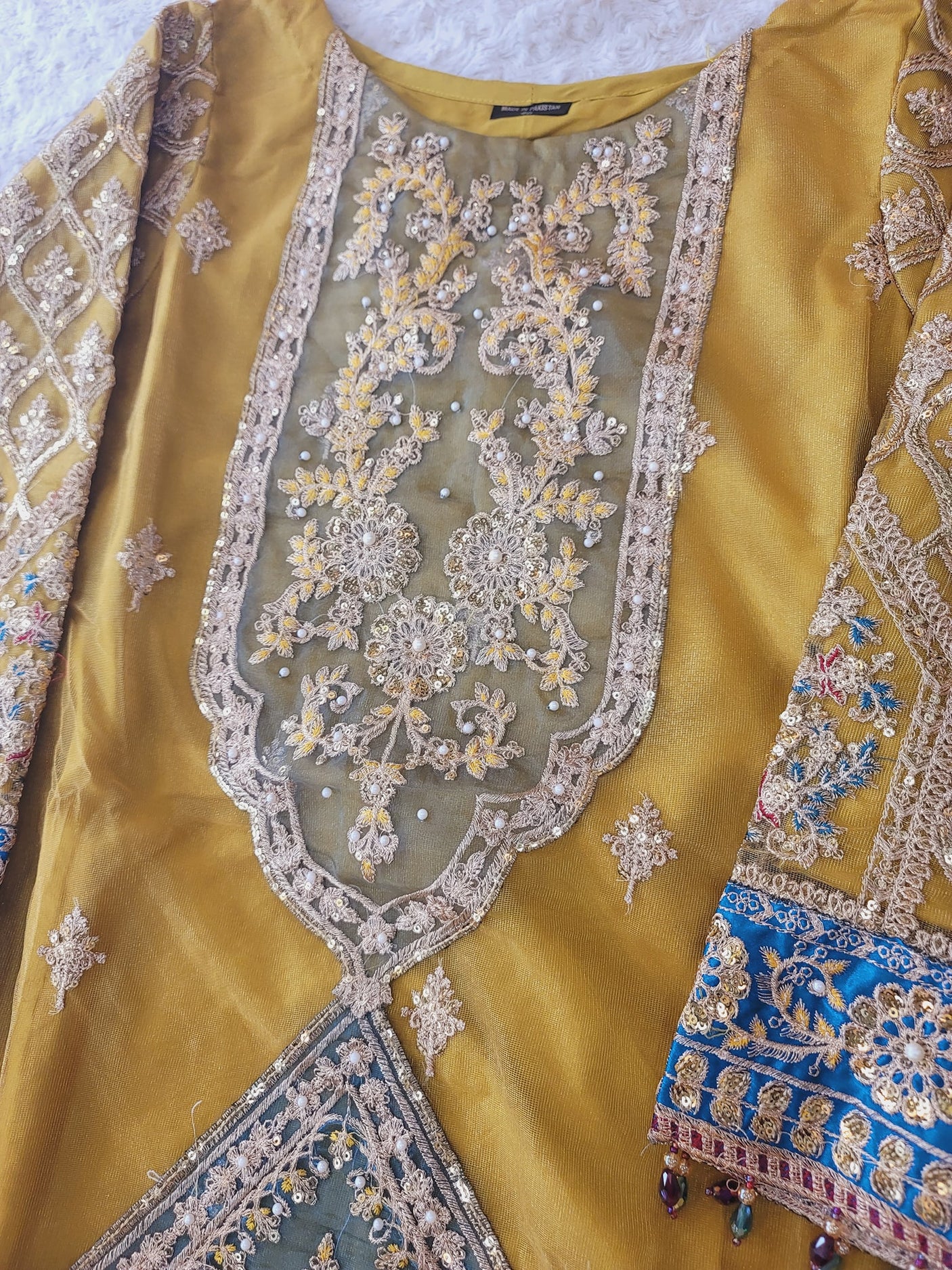 Pakistani Stitched Embroidery Party Wear Dresses Ready To Ship