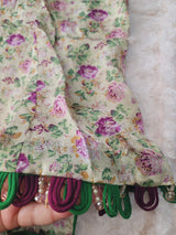 Pakistani Raw Silk Kamiz With Pure Chiffon Duppata Collection 2021 -100% Original Guaranteed