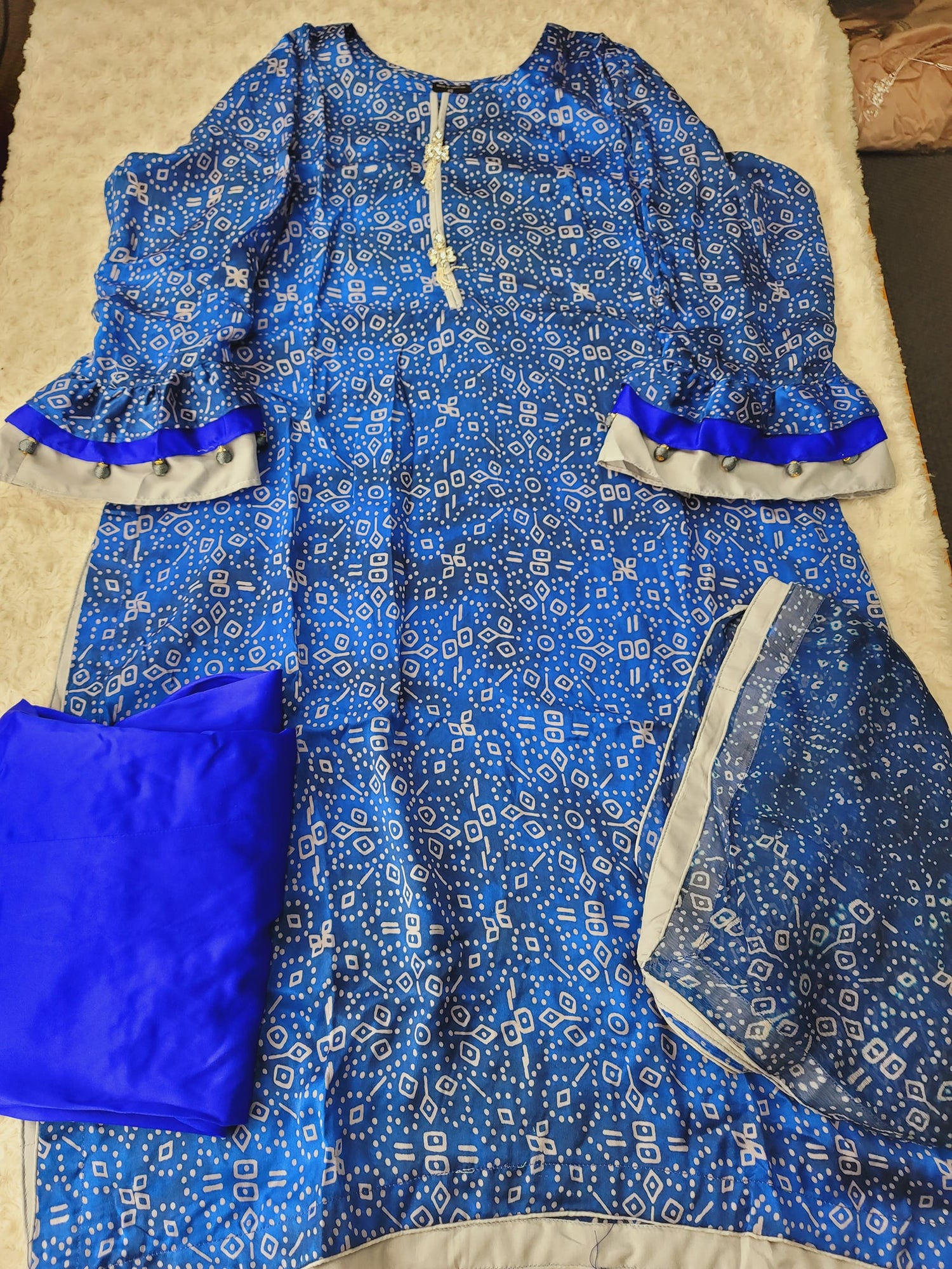 Pakistani Raw Silk Kamiz With Pure Chiffon Duppata Collection 2021 -100% Original Guaranteed