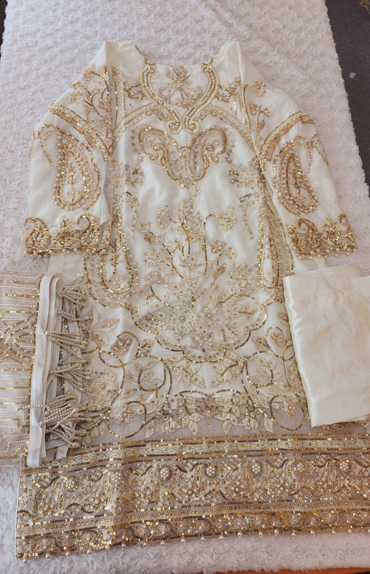 Pakistani Stitched Embroidery Party Wear Dresses Ready To Ship