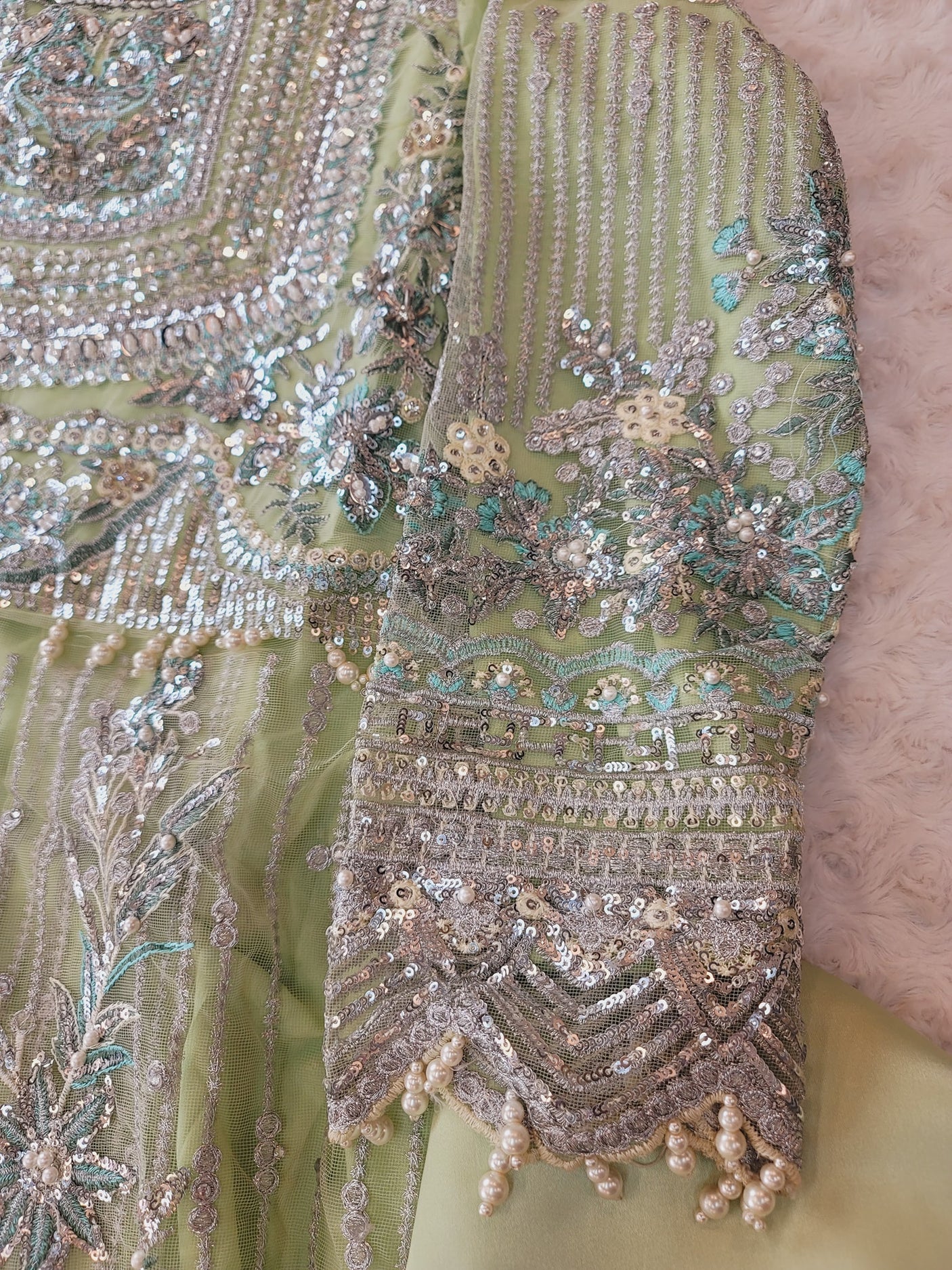 Pakistani Stitched Embroidery Party Wear Dresses Ready To Ship
