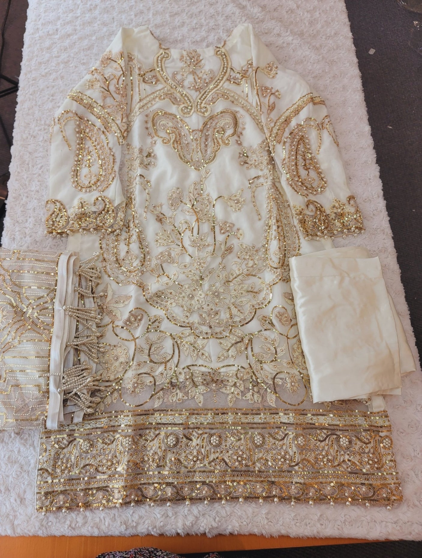 Pakistani Stitched Embroidery Party Wear Dresses Ready To Ship