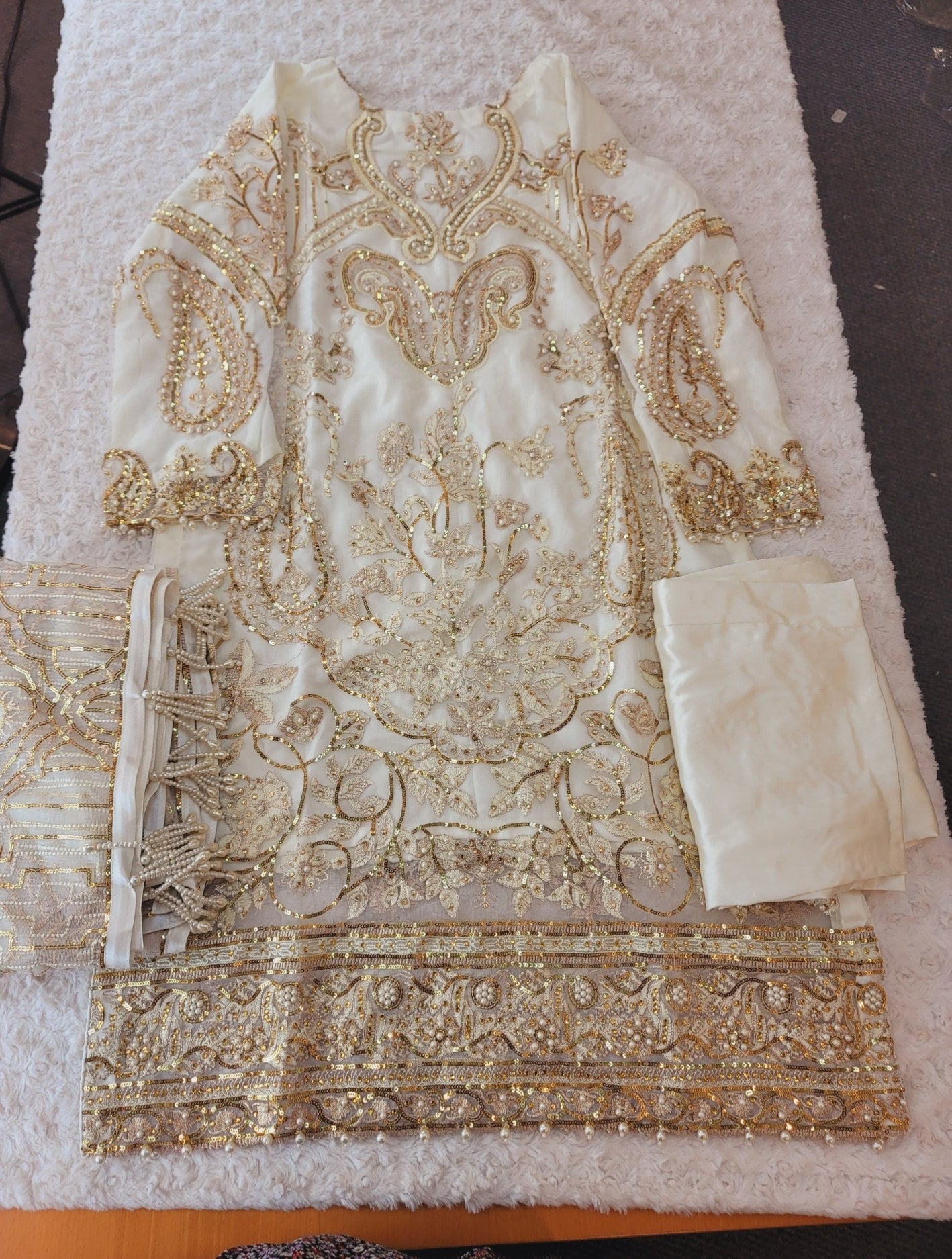 Pakistani Stitched Embroidery Party Wear Dresses Ready To Ship