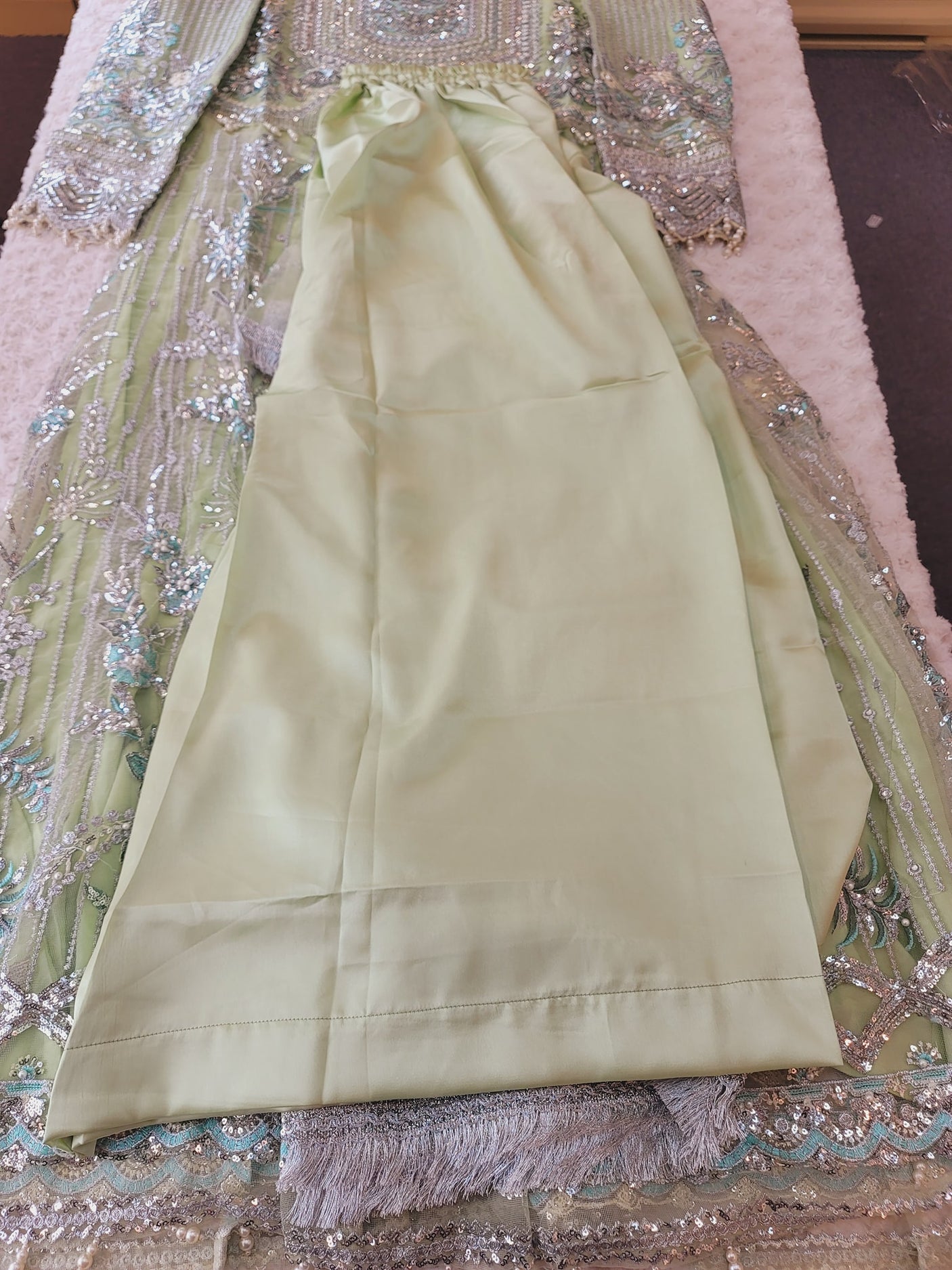 Pakistani Stitched Embroidery Party Wear Dresses Ready To Ship