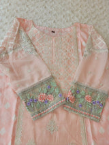 Indian Cotton Stitched Embroidery Suit Ready To Ship