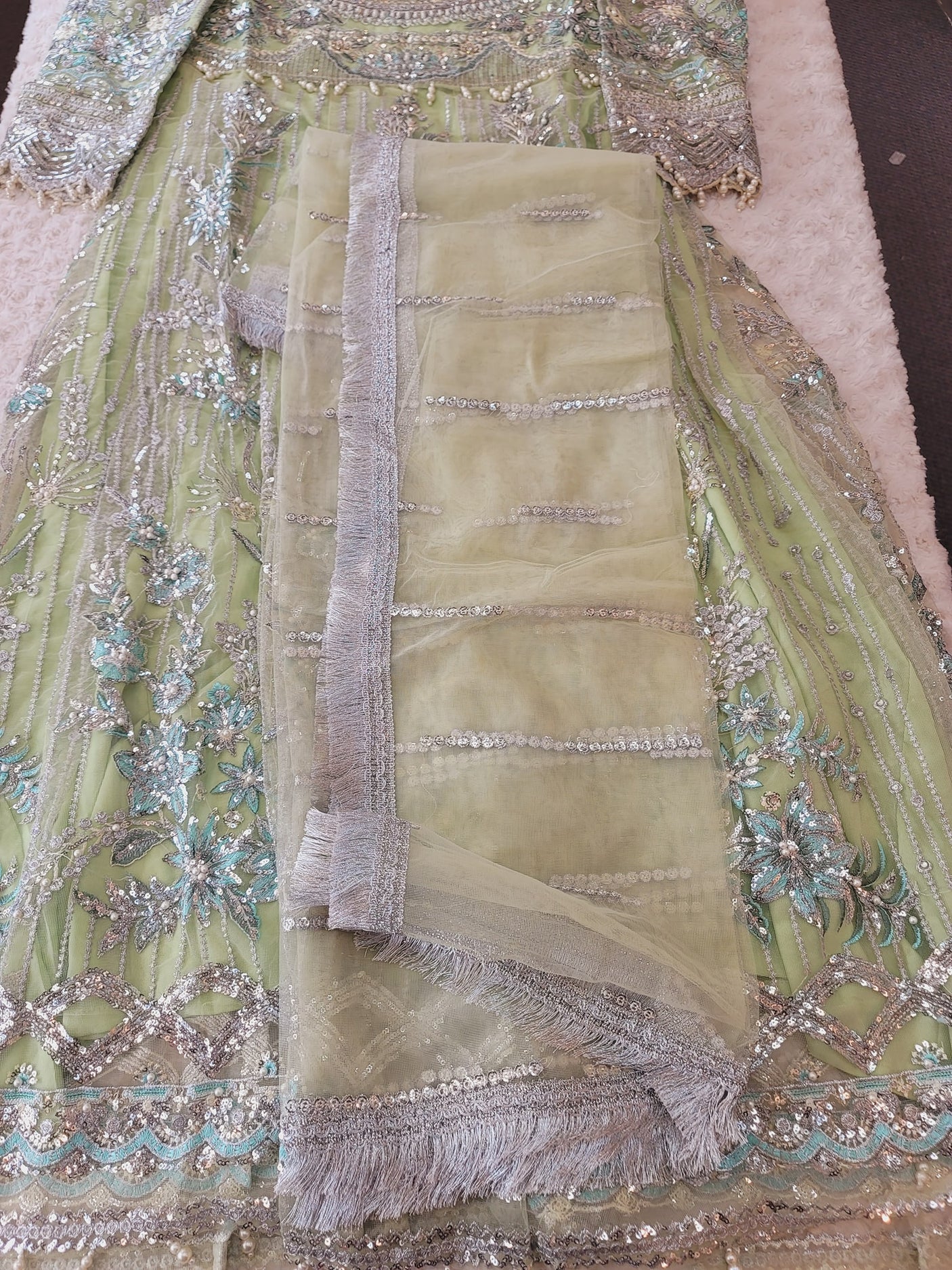 Pakistani Stitched Embroidery Party Wear Dresses Ready To Ship