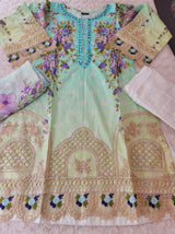 Pakistani Stitched Embroidery Lawn Suit Ready To Ship