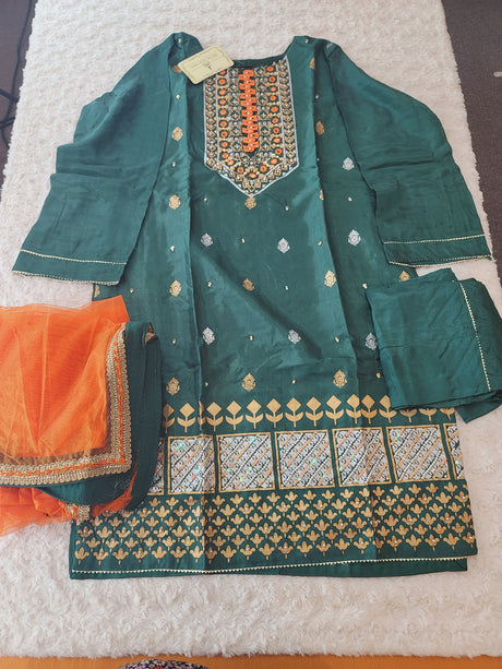 Pakistani Benchmark Raw Silk Kurti -100% Original Guaranteed