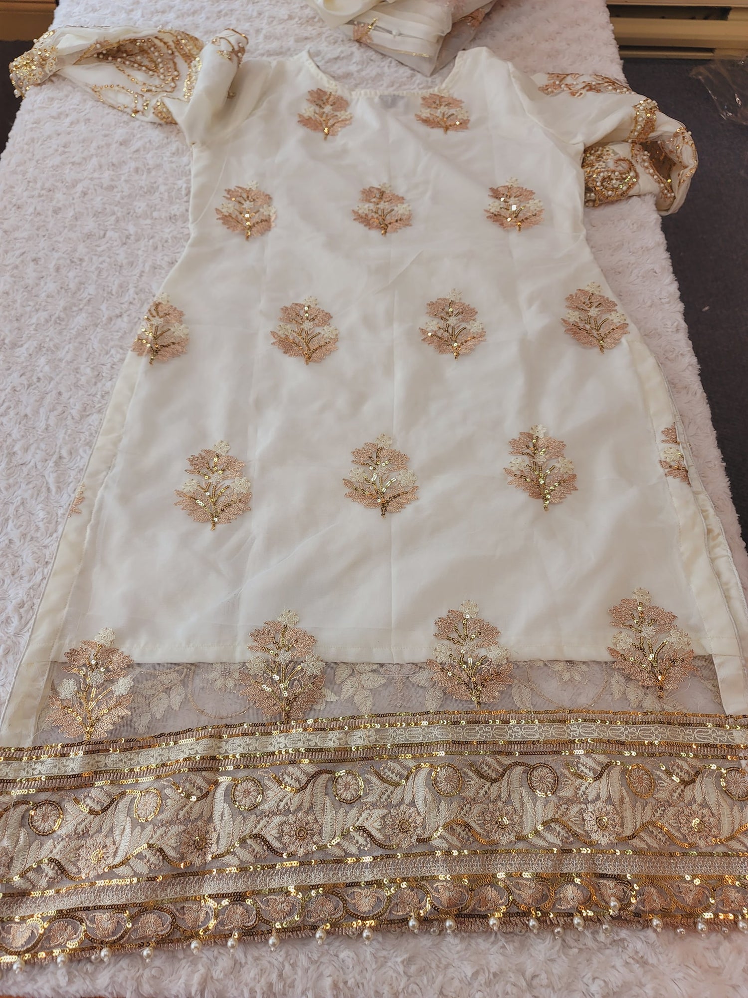 Pakistani Stitched Embroidery Party Wear Dresses Ready To Ship