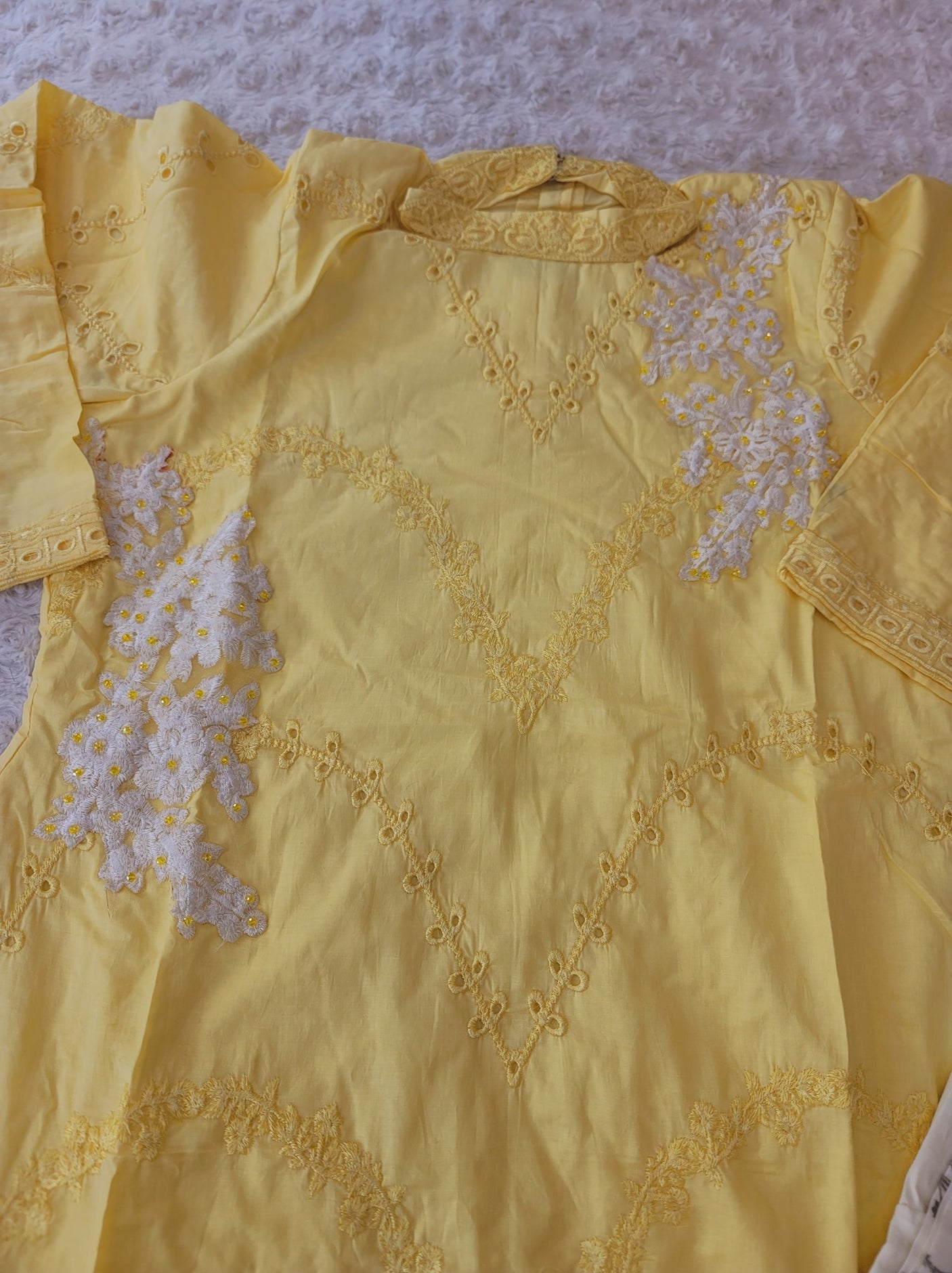 Pakistani Stitched Embroidery Lawn Suit Ready To Ship