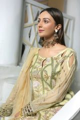 La'Fleur By Maryam's Chiffon Embroidered Collection