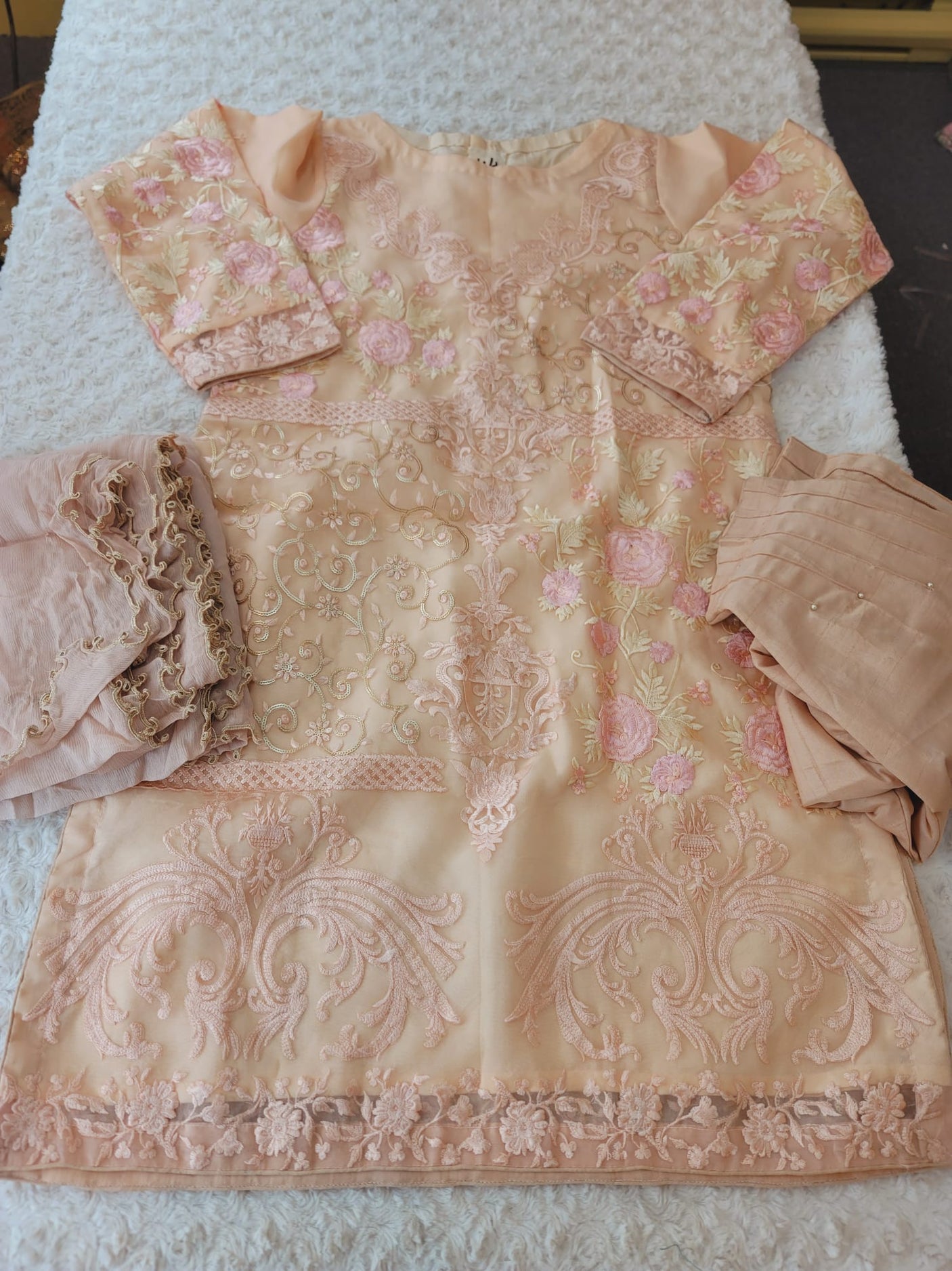 Pakistani Stitched Embroidery Party Wear Dresses Ready To Ship