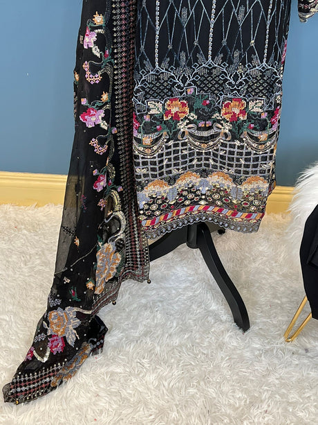 Pakistani Embroidered Party wear  Ready To Ship