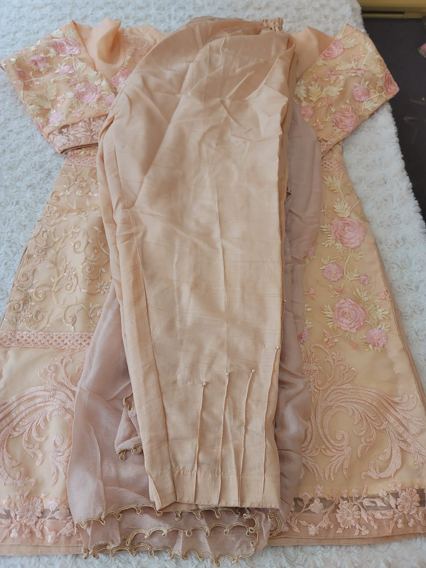 Pakistani Stitched Embroidery Party Wear Dresses Ready To Ship