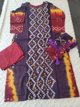 Bangladeshi batik salwer kamiz