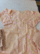 Pakistani Stitched Embroidery Party Wear Dresses Ready To Ship