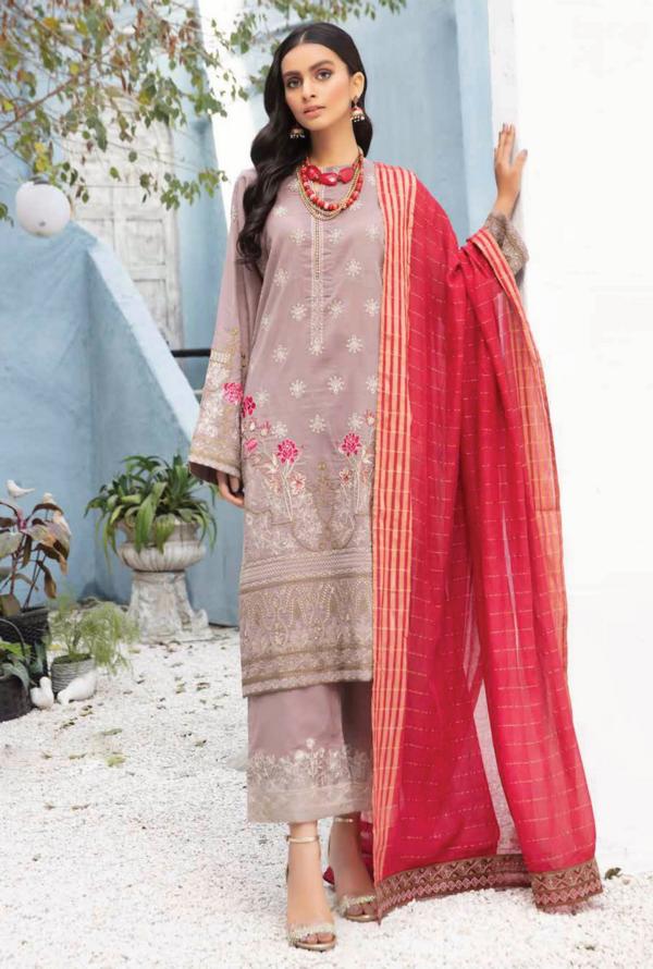 FALAK By Johra Embroidered Lawn Collection 2021 -100% Original Guaranteed