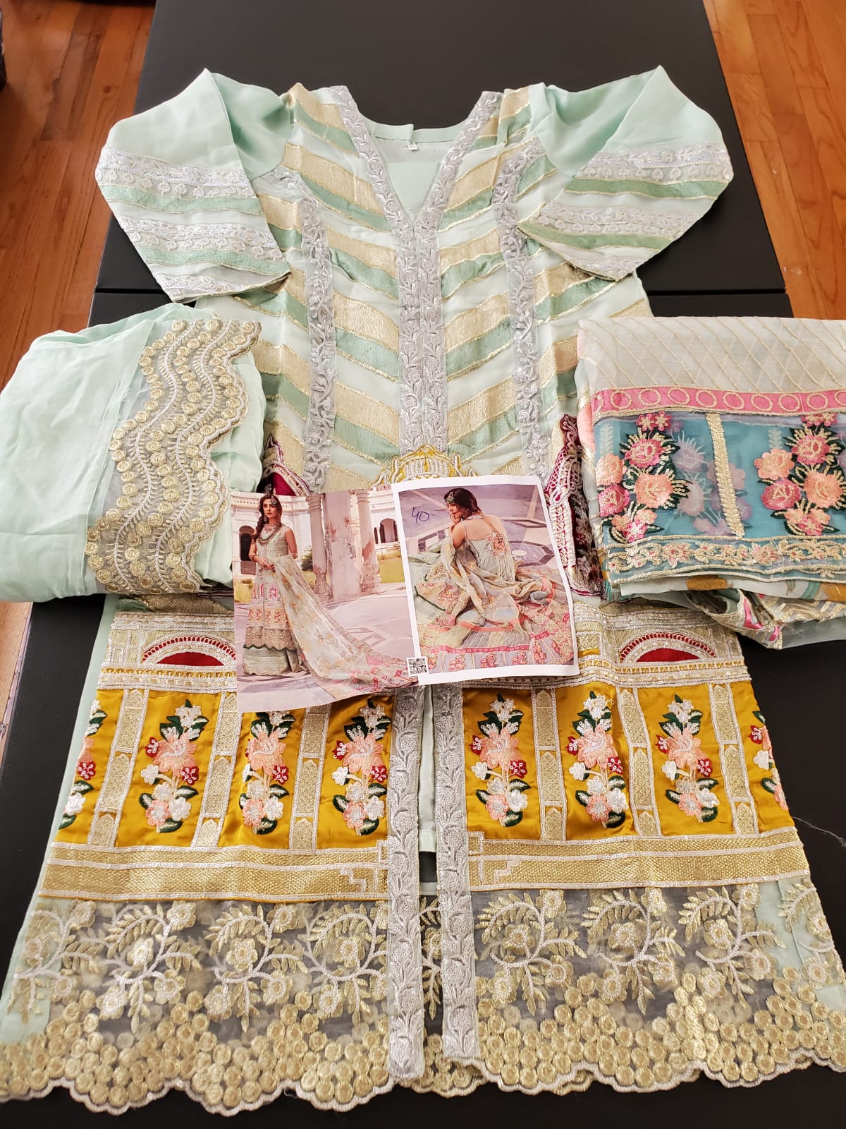 Pakistani Stitched Embroidery Party Wear Dresses Ready To Ship