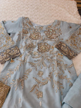 Pakistani Stitched Embroidery Party Wear Dresses Ready To Ship