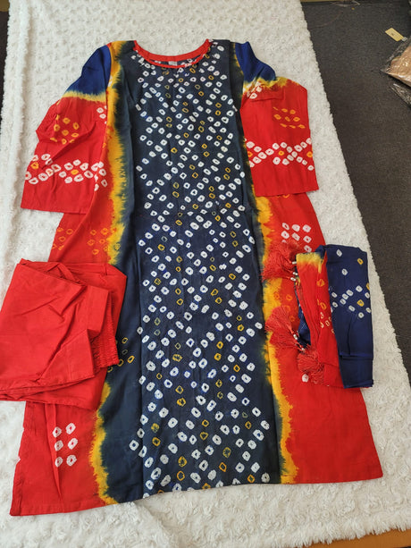 Bangladeshi batik salwer kamiz