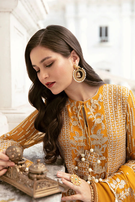 La Fuchsia By Afrozeh Embroidered Chiffon Suits