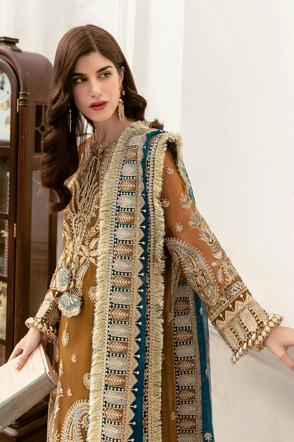 La Fuchsia By Afrozeh Embroidered Chiffon Suits