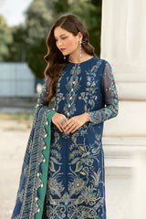 La Fuchsia By Afrozeh Embroidered Chiffon Suits