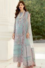 La Fuchsia By Afrozeh Embroidered Chiffon Suits
