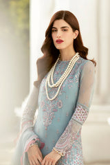 La Fuchsia By Afrozeh Embroidered Chiffon Suits