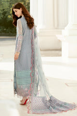 La Fuchsia By Afrozeh Embroidered Chiffon Suits