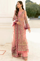 La Fuchsia By Afrozeh Embroidered Chiffon Suits