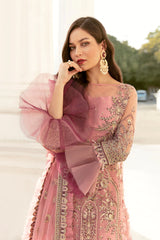 La Fuchsia By Afrozeh Embroidered Chiffon Suits