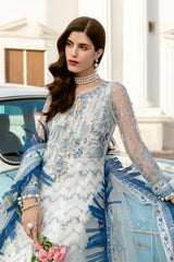 La Fuchsia By Afrozeh Embroidered Chiffon Suits