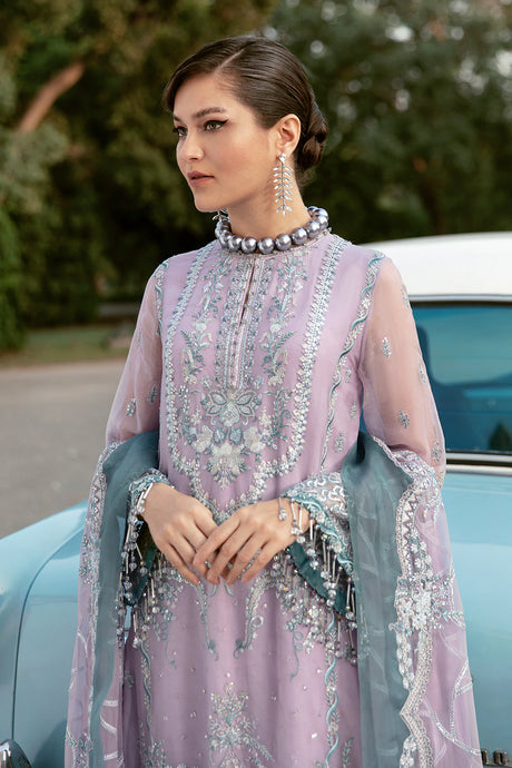 La Fuchsia By Afrozeh Embroidered Chiffon Suits