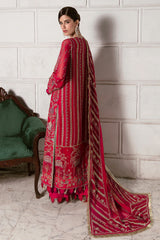 La Fuchsia By Afrozeh Embroidered Chiffon Suits