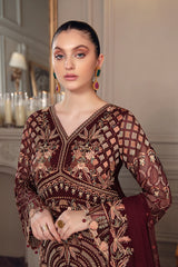 Chevron by Ramsha Luxury Chiffon Embroidered Collection