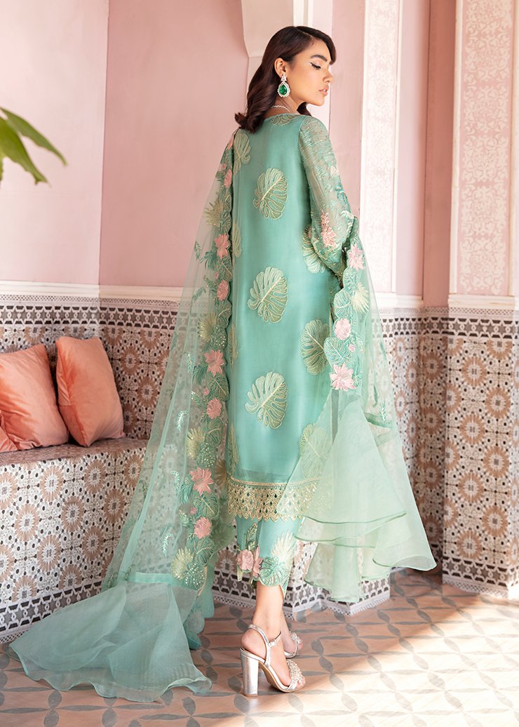 Afrozeh Luxury Chiffon Embroidered 2021 -100% Original Guaranteed