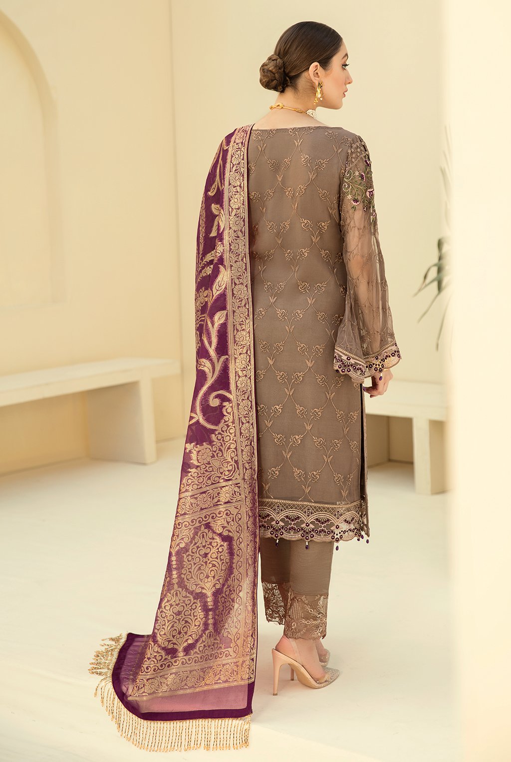 Rangoon By Ramsha Luxury Chiffon Embroidered Collection 2021 -100% Original Guaranteed