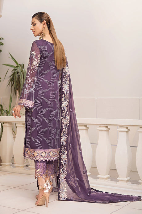Chevron by Ramsha Luxury Chiffon Embroidered Collection 100% Original Guaranteed