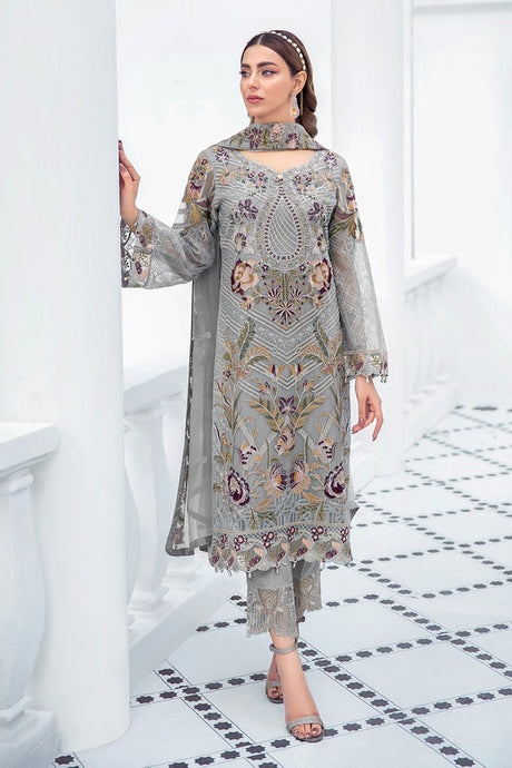 Ramsha Luxury Chiffon Embroidered Collection -100% Original Guaranteed