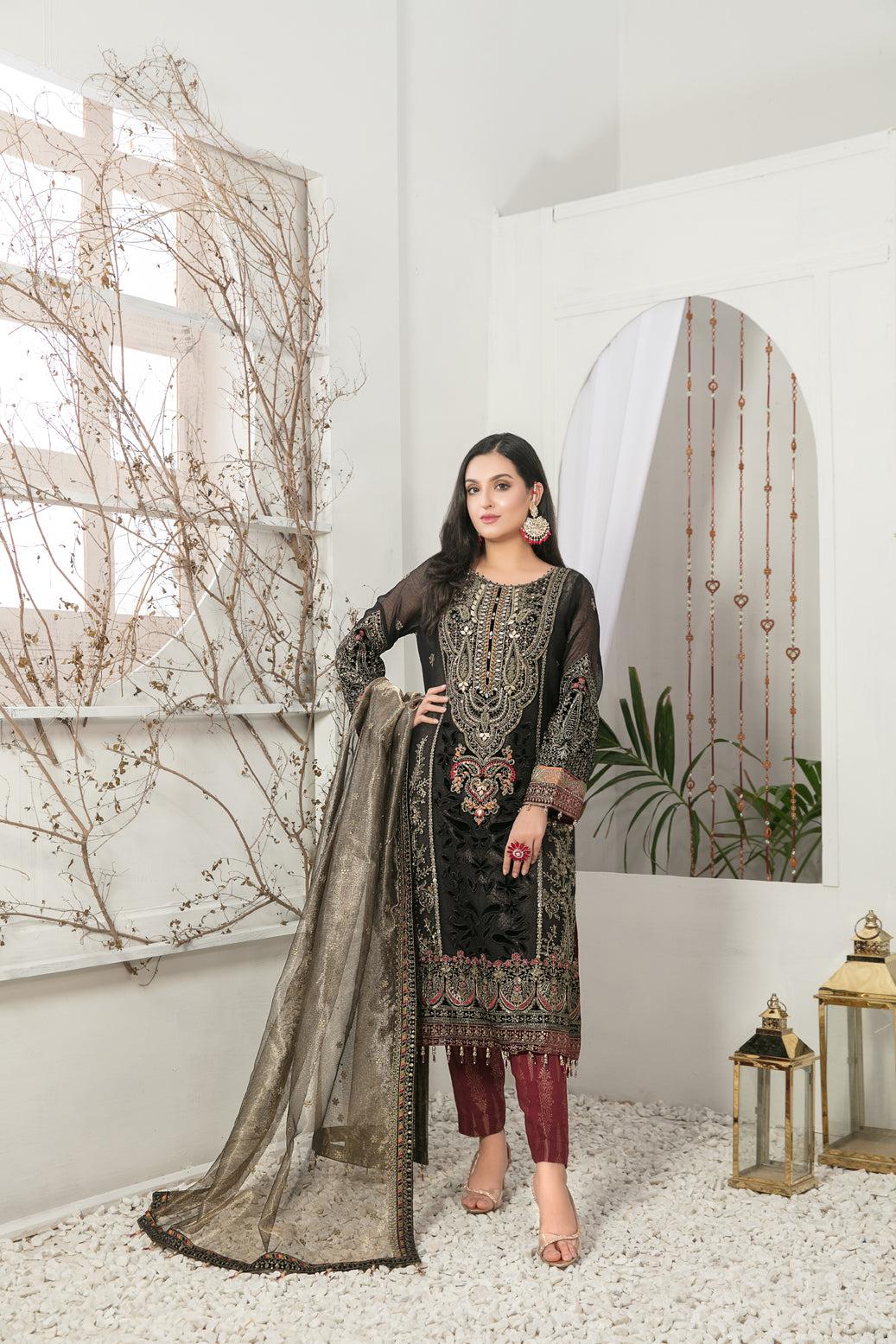 Lydia by Tawakkal Luxury Chiffon Embroidered Collection