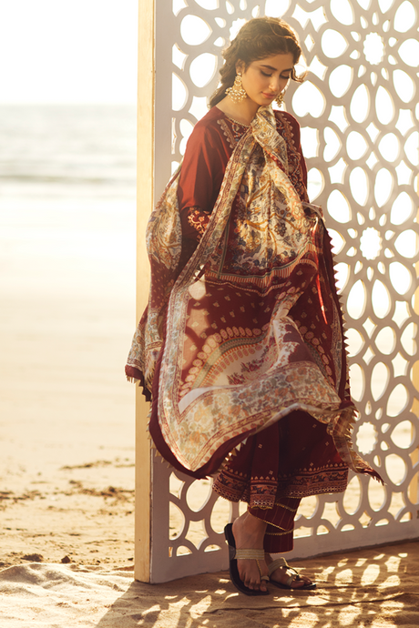 Qalamkar Luxury Festive 2020-100% Original Guaranteed