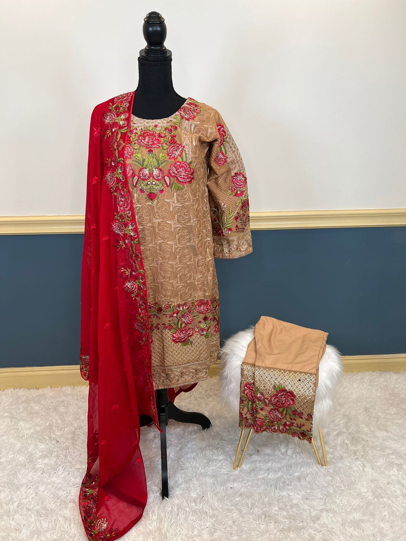 Pakistani Embroidered Party wear  Ready To Ship