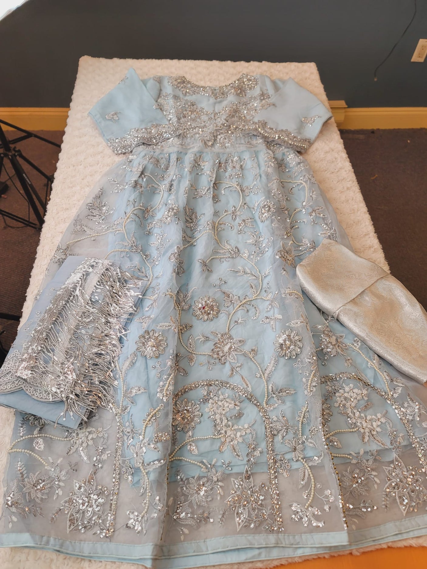 Pakistani Stitched Embroidery Party Wear Dresses Ready To Ship